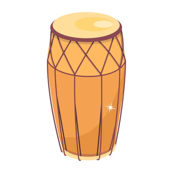 Illustratie Van Een Drum Instrument — Stockvector