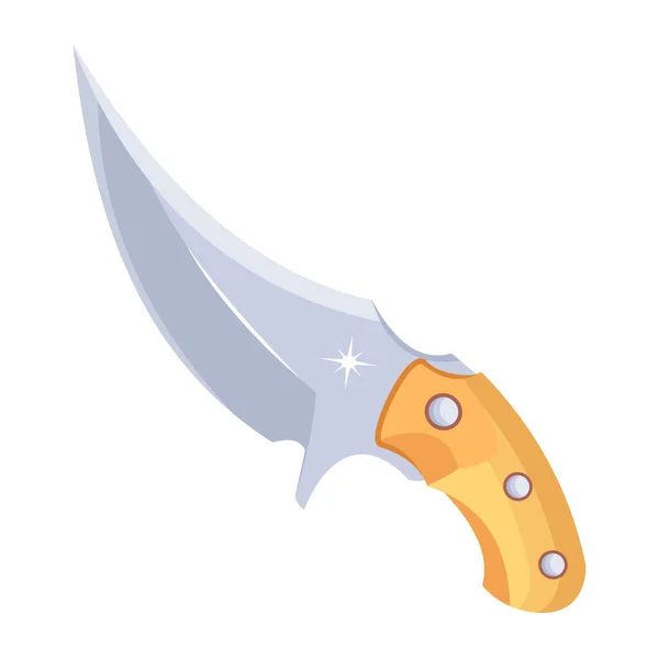 Messer Web Symbol Einfache Illustration — Stockvektor