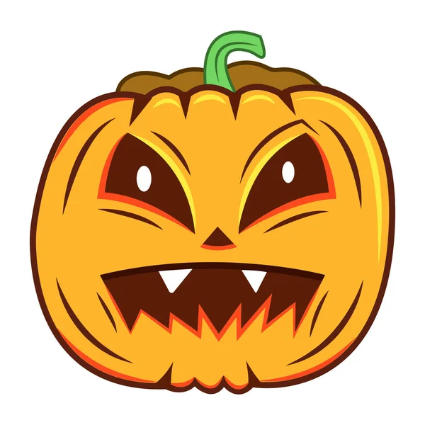 Halloween Dýně Očima Vektorové Ilustrace Design — Stockový vektor