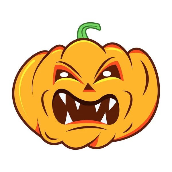 Halloween Pumpkin Eyes Vector Illustration Design — Stock Vector
