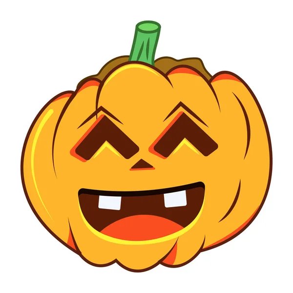 Halloween Pumpkin Eyes Vector Illustration Design — Stock Vector