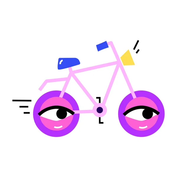 Векторна Ілюстрація Велосипеда — стоковий вектор