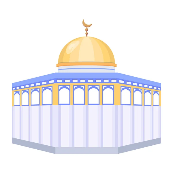 Wektorowa Ilustracja Pięknej Ikony Islamskiej — Wektor stockowy