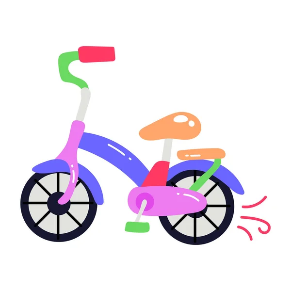 Ilustración Vectorial Bicicleta — Vector de stock