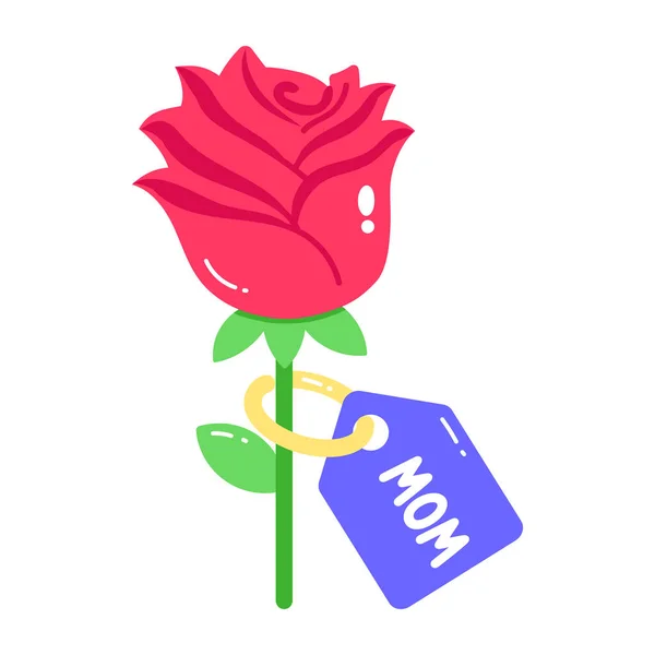 Векторная Иллюстрация Розы — стоковый вектор