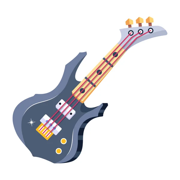 ギター音楽装飾デザイン絶縁ベクトルイラスト — ストックベクタ