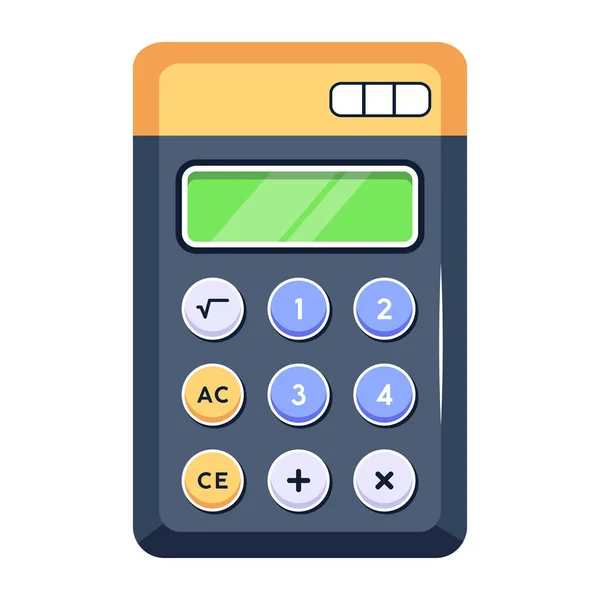 Ikona Kalkulačky Izometrické Smartphone Vektorové Ikony Pro Web Design Izolované — Stockový vektor