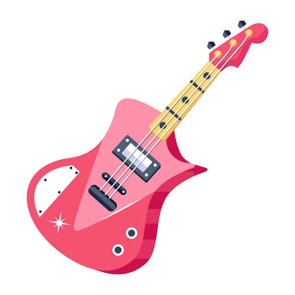 Guitar Icon Vector Illustration — Stock Vector