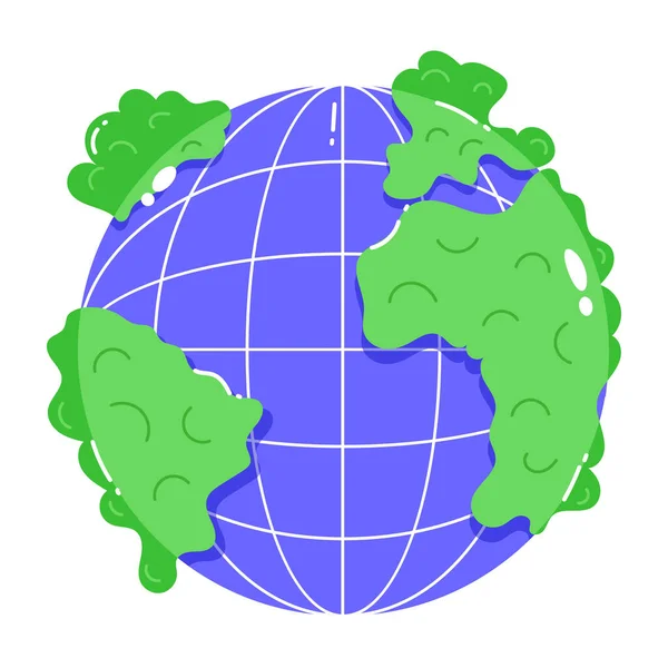 Illustration Des Erde Planeten Vektors — Stockvektor