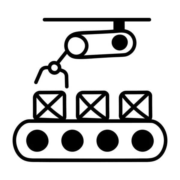 Transportband Eenvoudige Illustratie — Stockvector