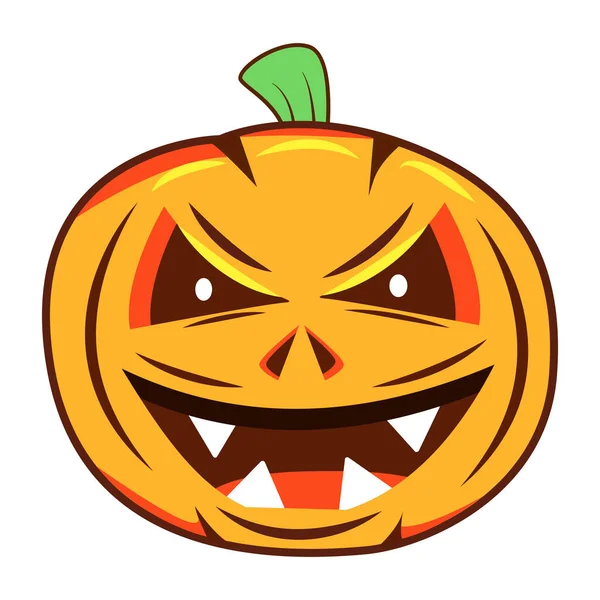 Pumpkin Vector Icon Illustration — Stock Vector
