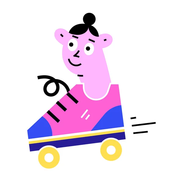 Εικονίδιο Skateboard Εικονογράφηση Κινουμένων Σχεδίων Εικονίδια Φορέα Άλογο Για Διαδίκτυο — Διανυσματικό Αρχείο