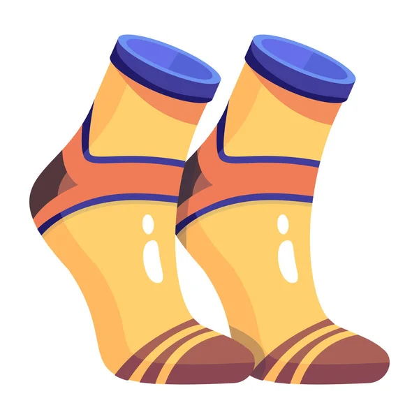 Socks Vector Icon Illustration — Stock Vector