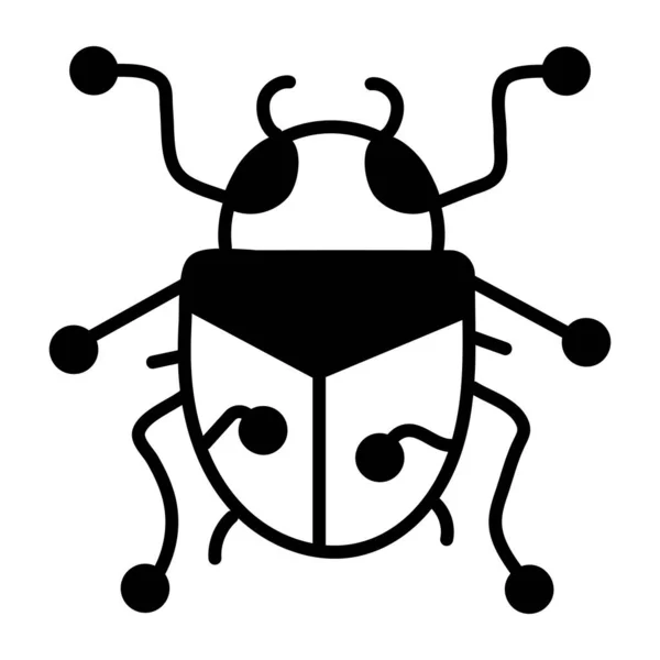 Insecto Ícone Web Ilustração Simples —  Vetores de Stock
