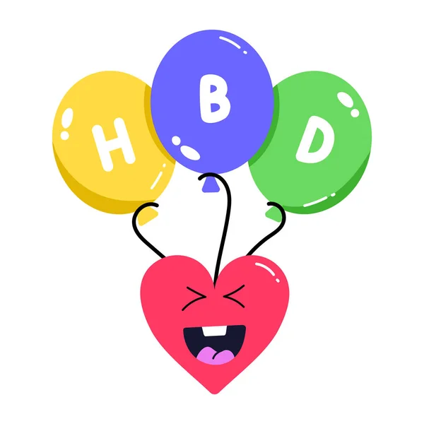 Happy Birthday Vector Illustration Design — Image vectorielle