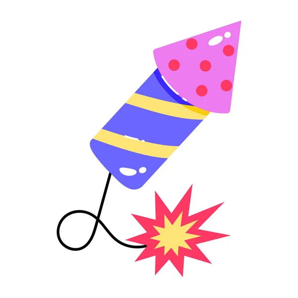 Petard Birthday Party Celebration Design Vector Illustration Eps10 Graphic — 스톡 벡터