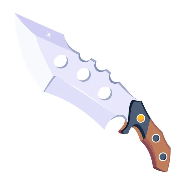 Knife Icon Simple Illustration Nail Clippers Vector Icons Web — Archivo Imágenes Vectoriales