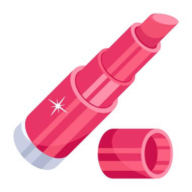 lipstick vector icon. isolated on white background. illustration