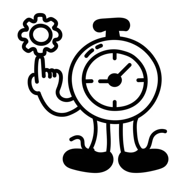 時間管理のベクトル図 — ストックベクタ