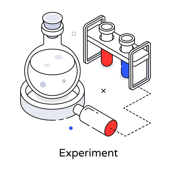 Experiment Icon Vector Illustration — Vector de stock