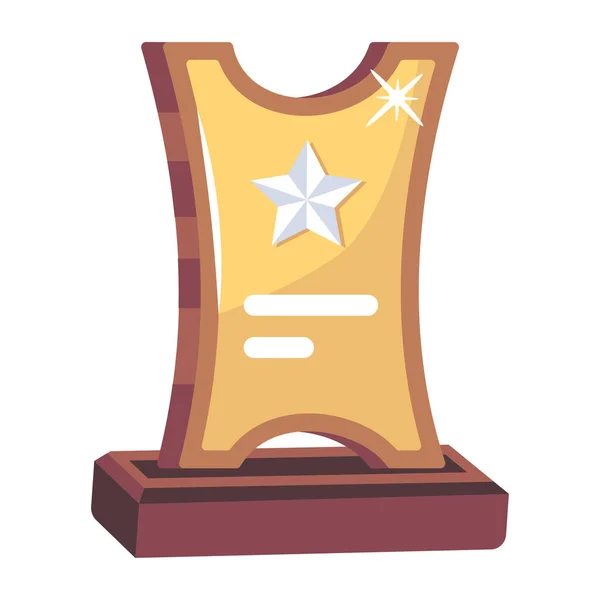 Trophy Web Icon Simple Illustration — Stock Vector