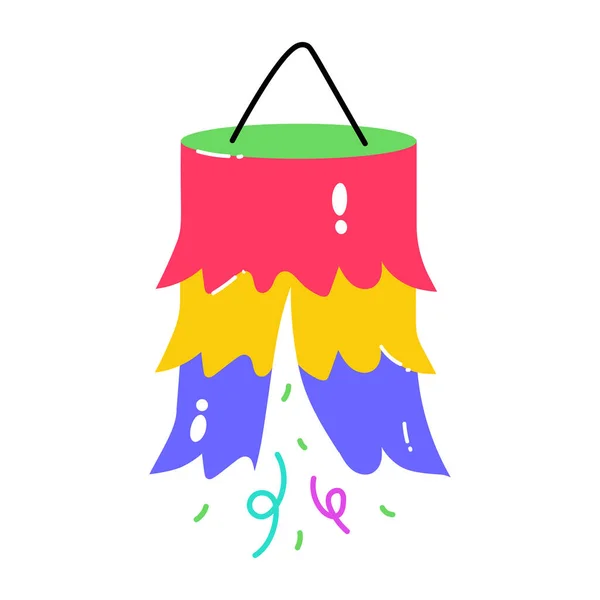 Einkaufstasche Mit Regenschirm Und Blumen Vektor Illustration Design — Stockvektor