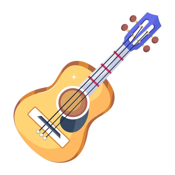 ギター楽器独立したベクトル図 — ストックベクタ