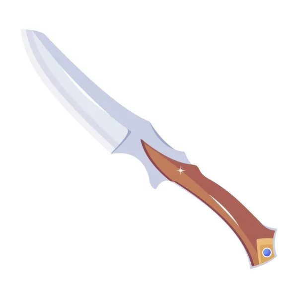 Vektör Çizimi Bıçağın Simgesi — Stok Vektör