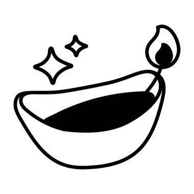 kahvenin çizgi vektör simgesi 