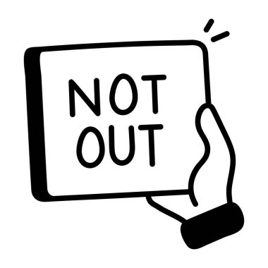 metin işareti panosu, vektör illüstrasyonuName