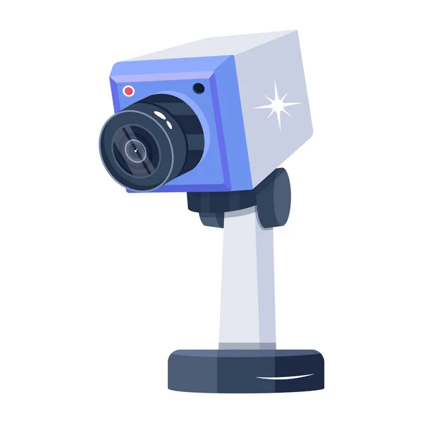 Иконка Изометрической Видеокамеры Изометрическая Видеокамера Иконкой Вектора Камеры Белом Фоне — стоковый вектор