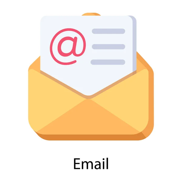Umschlag Mit Mail Symbol Vektorabbildung — Stockvektor