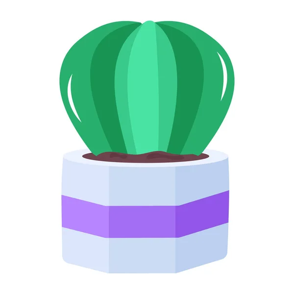 Icône Plante Cactus Simple Illustration Vectorielle — Image vectorielle