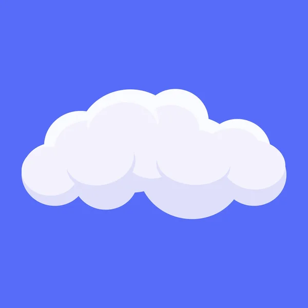Ilustração Vetorial Ícone Nuvem —  Vetores de Stock