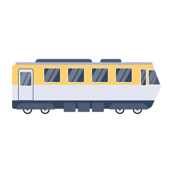 列車ワゴンのアイコンベクトルイラスト — ストックベクタ