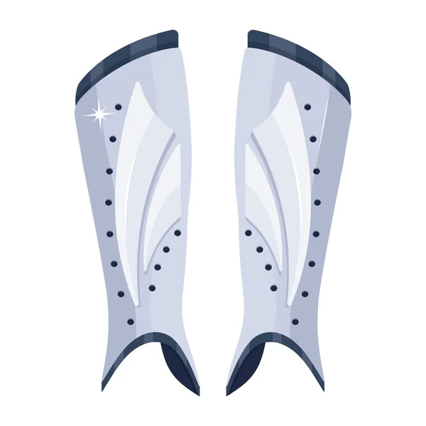 Legs Protective Panels Vector Illustration — Stock Vector
