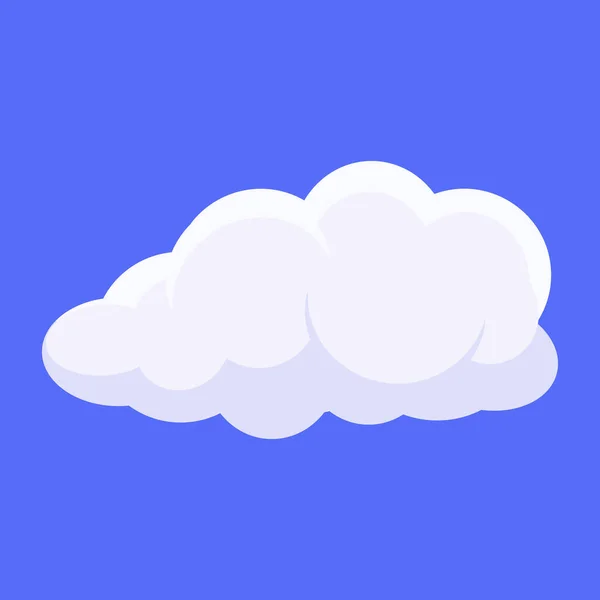 Cloud Computing Ikon Enkel Vektor Illustration — Stock vektor
