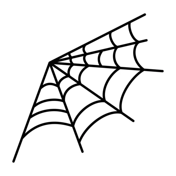 Halloween Aranha Web Desenho Animado Vetor Ilustração Design Gráfico —  Vetores de Stock