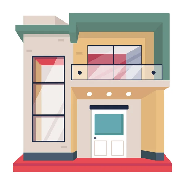 Design Ilustração Vetorial Casa —  Vetores de Stock