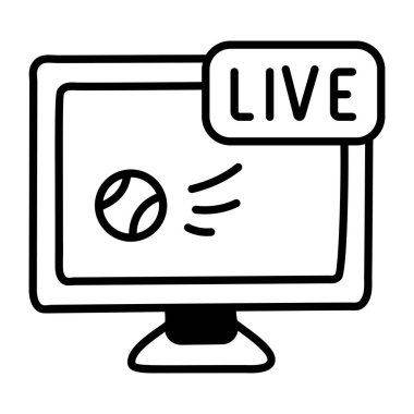 canlı haber simgesi. 