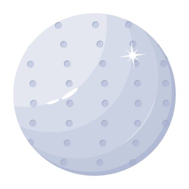 Hokey topu 2d biçim ikon vektörü alıştırması