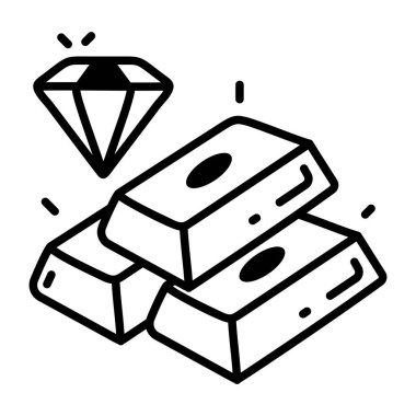 Zenginliğin el çizimi simgesine bakın.