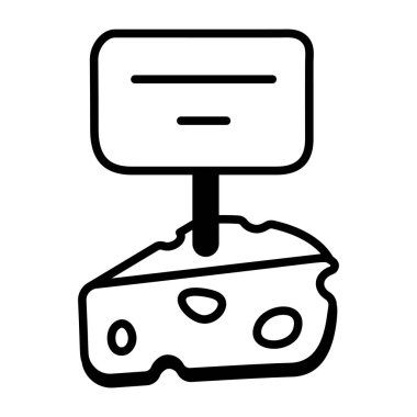 Peynir etiketi vektör resimleme arka planı 