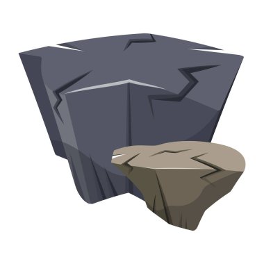 Beyaz arkaplanda eşölçülü taşlar