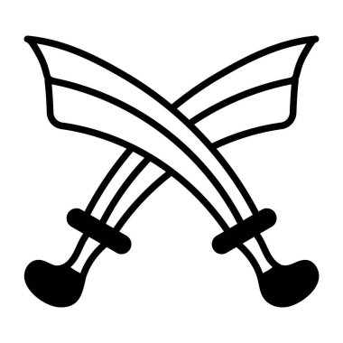 çapraz bıçaklar vektör resimleme arka planı 