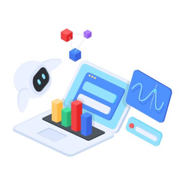 analitik analiz vektör simgesi 