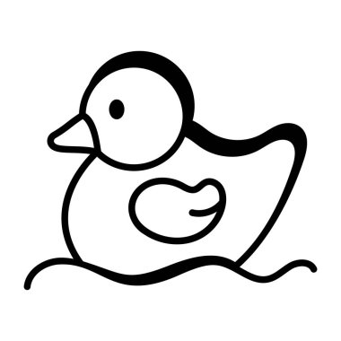 şirin ördek simgesi, taslak biçimi 