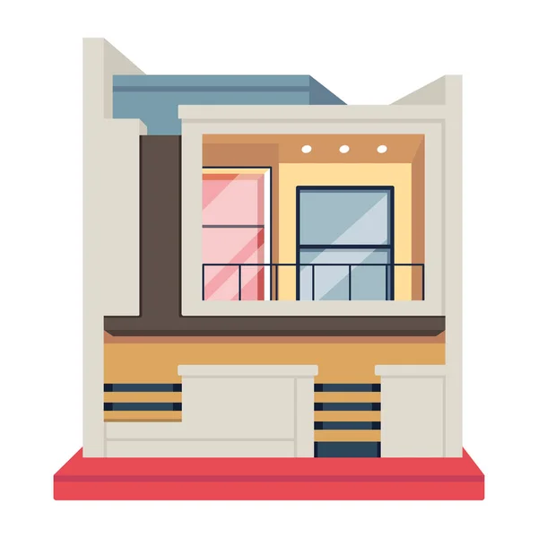 Haus Vektor Illustration Design — Stockvektor