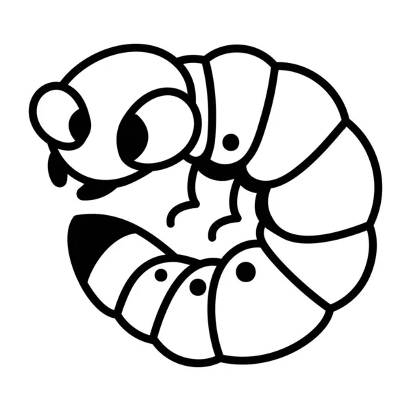 Illustration Vectorielle Insecte Dessin Animé Mignon — Image vectorielle