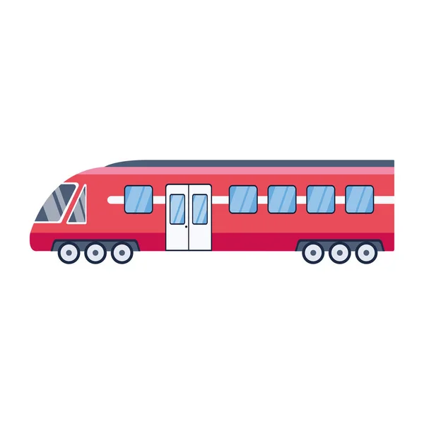Tren Vagón Aislado Icono Vector Ilustración — Archivo Imágenes Vectoriales